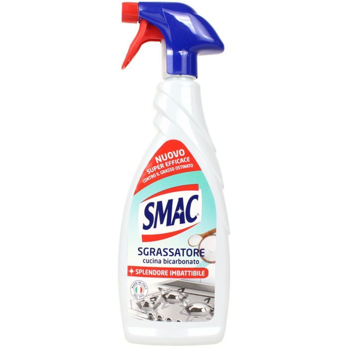 Спрей для чистки кухни Smac Sgrassatore Cucina Bicarbonato Универсальный обезжириватель 650 мл (8003650026545)