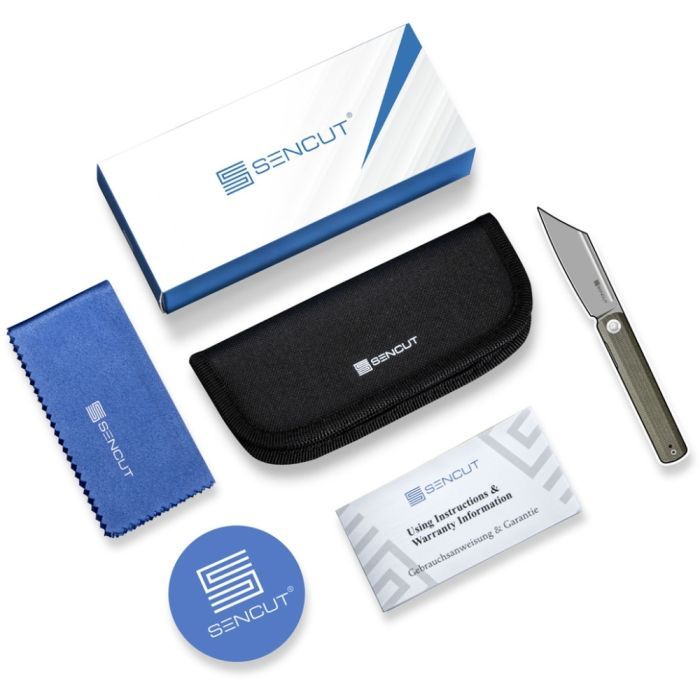 Нож Sencut Serene, Blue Aluminum, Satin (S21022B-4) изображение 8