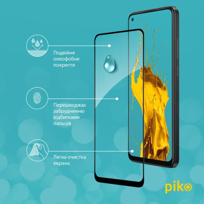 Скло захисне Piko Full Glue Oppo A78 Black (1283126582929) зображення 4