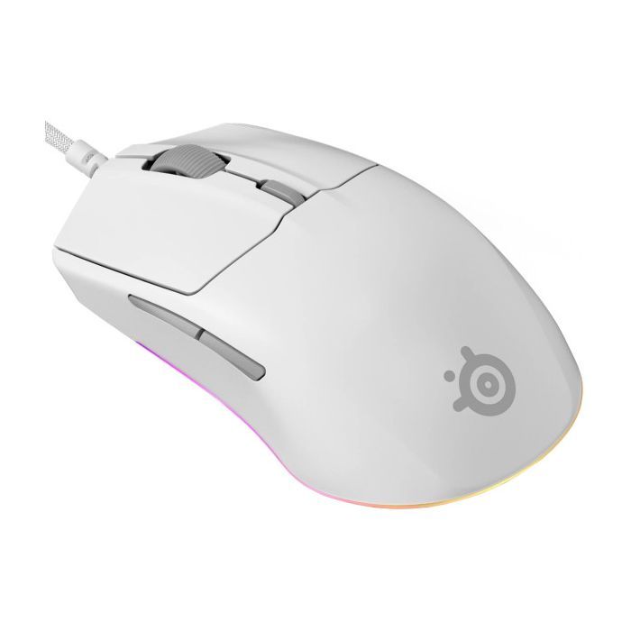 Мышка SteelSeries Rival 3 Gen 2 RGB White (62516) изображение 2