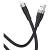Дата кабель USB 2.0 AM to Lightning 1.0m 2.4A silicone X53 black HOCO (6931474738059) изображение 2