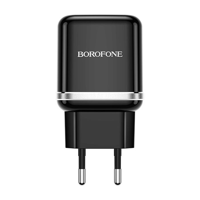 Зарядное устройство BOROFONE BA36A High Speed USB QC3.0 18W Black (6931474715968)