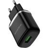 Зарядное устройство BOROFONE BA36A High Speed USB QC3.0 18W Black (6931474715968) изображение 2