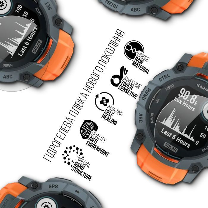 Пленка защитная Armorstandart Garmin Instinct 3 50mm 6 шт. (ARM86958) изображение 2