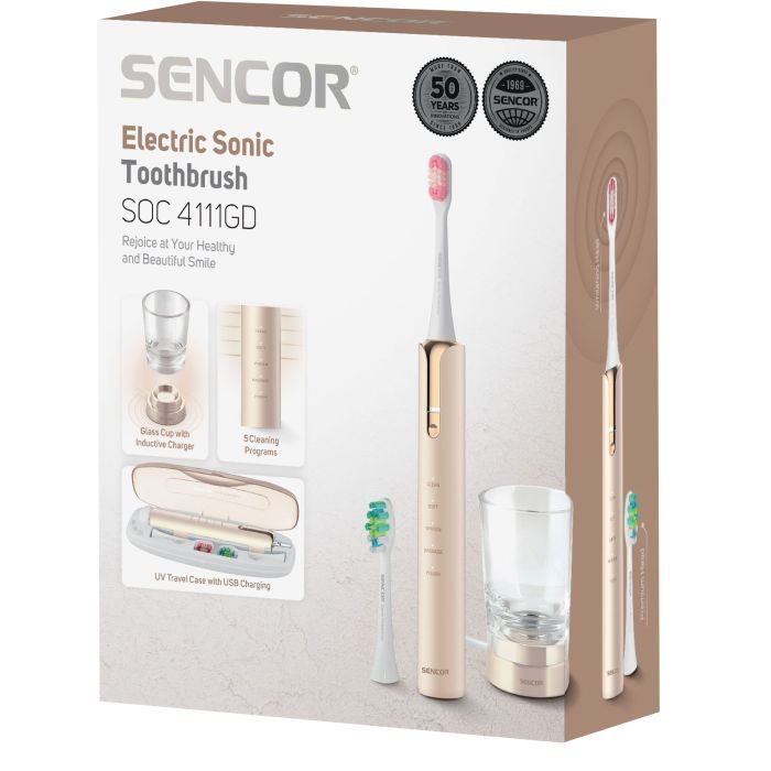Электрическая зубная щетка Sencor SOC 4111GD изображение 4