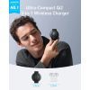 Зарядний пристрій Anker MagGo Wireless Charging Pad 15W 3-in-1 Foldable Black (B25M8H11) зображення 5