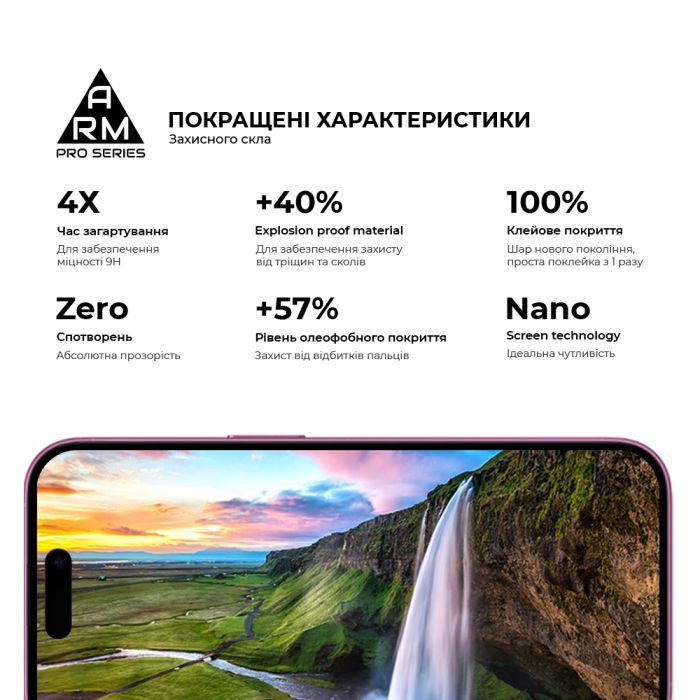 Скло захисне Armorstandart Pro Apple iPhone 16 with mesh (ARM87026) зображення 5