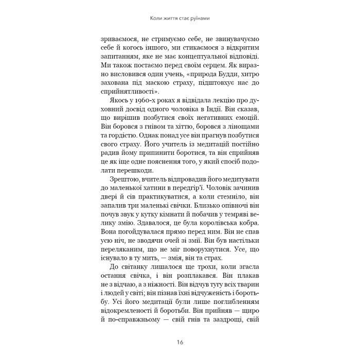 Книга Коли життя стає руїнами. Дієві поради для важких часів - Пема Чодрон BookChef (9786175482858) зображення 11