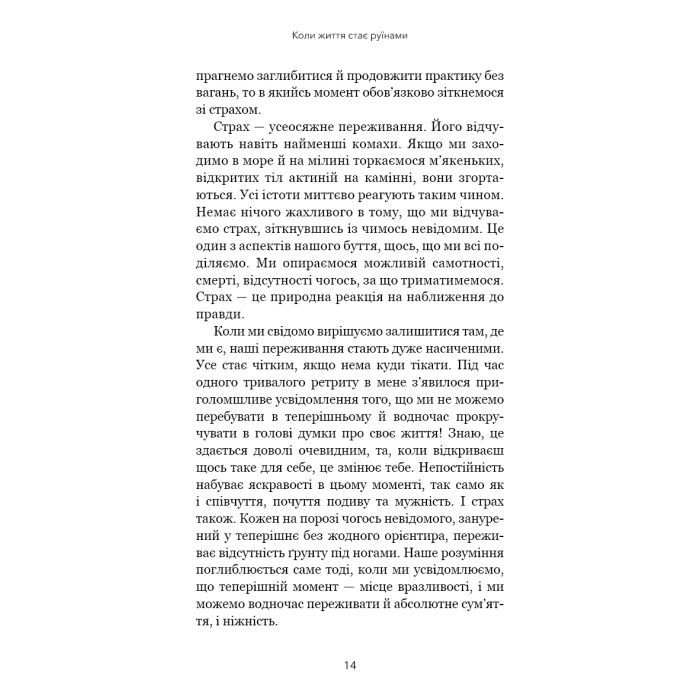 Книга Коли життя стає руїнами. Дієві поради для важких часів - Пема Чодрон BookChef (9786175482858) зображення 9
