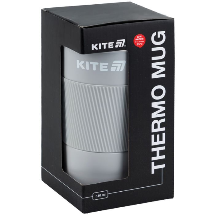 Термокружка Kite 510 мл сіра (K25-458-1) изображение 5