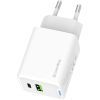 Зарядний пристрій ColorWay C101E GaN Mini 45W PD PPS USB-C + USB-A QC4.0 white (CW-CHS060PD-WT) зображення 4