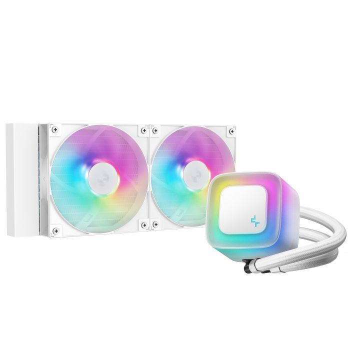 Система жидкостного охлаждения Deepcool LE240 WH V2 (R-LE240-WHAMMN-G-2)