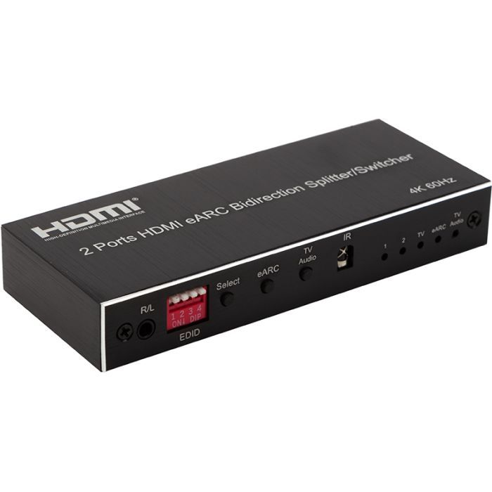 Разветвитель PowerPlant 2 Ports HDMI eARC (CA914906) изображение 2