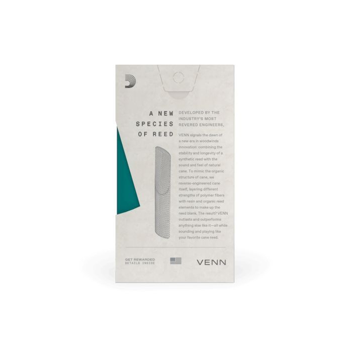 Тростина для кларнета D'Addario VENN Bb Clarinet Reed 2.0 (VBB0120G2) зображення 6