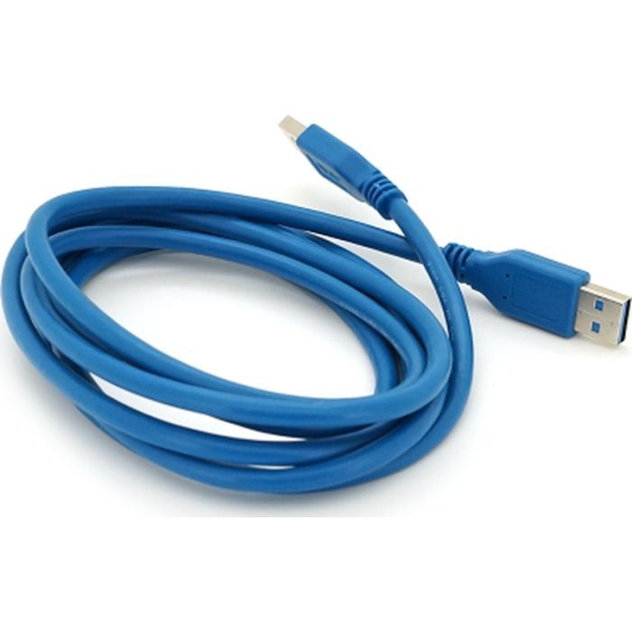Дата кабель USB 3.0 AM/AM 2.0m Blue Voltronic (YT-3.0AM+AM-2.0) зображення 2