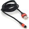 Дата кабель USB 2.0 AM to Lightning 1.0m magnetic 3.1A black PZX (V133-B)