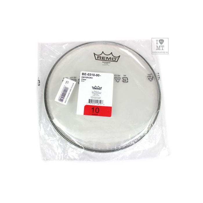 Пластик для барабана Remo Emperor 10" Clear (70211) зображення 3