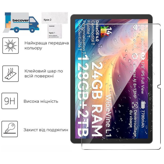 Скло захисне BeCover Oscal Pad 90 10.92" (713695) зображення 2