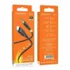 Кабель мультимедійний Lightning to 3.5mm M 1.0m silicone black BOROFONE (6941991101045) зображення 3