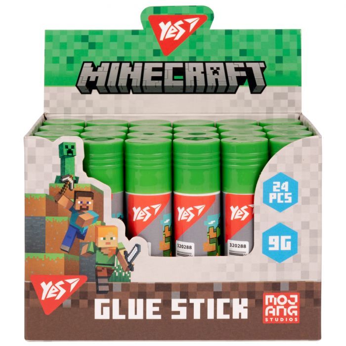 Клей Yes карандаш PVA Minecraft 9г (320288) изображение 2