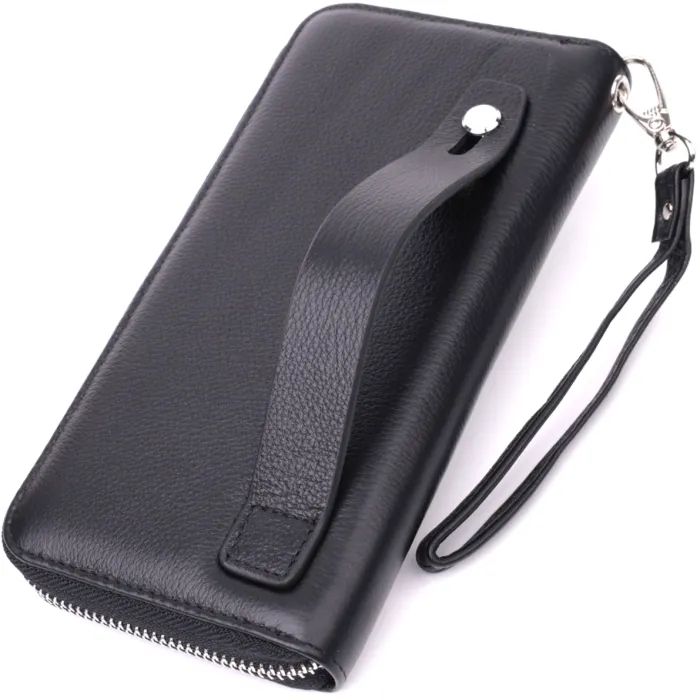 Гаманець ST Leather З натуральної шкіри Чорний (22559) зображення 2