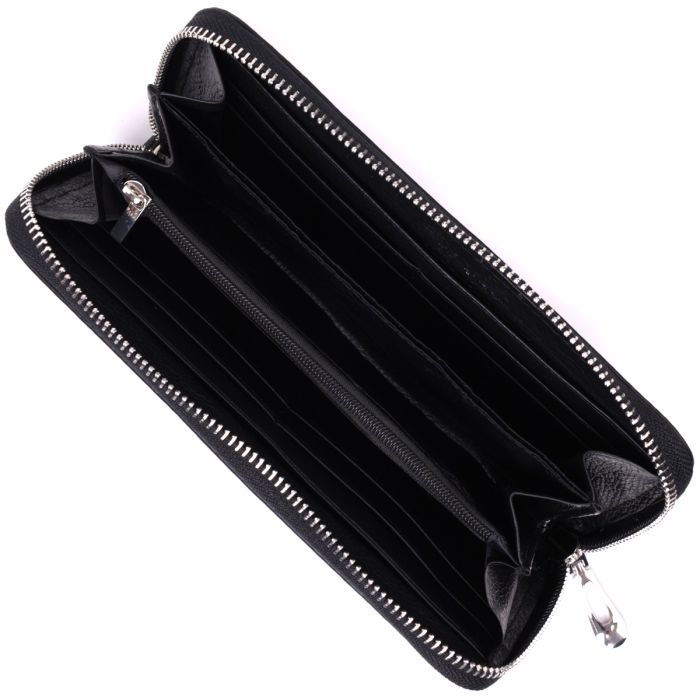 Гаманець ST Leather З натуральної шкіри Чорний (22559) зображення 5