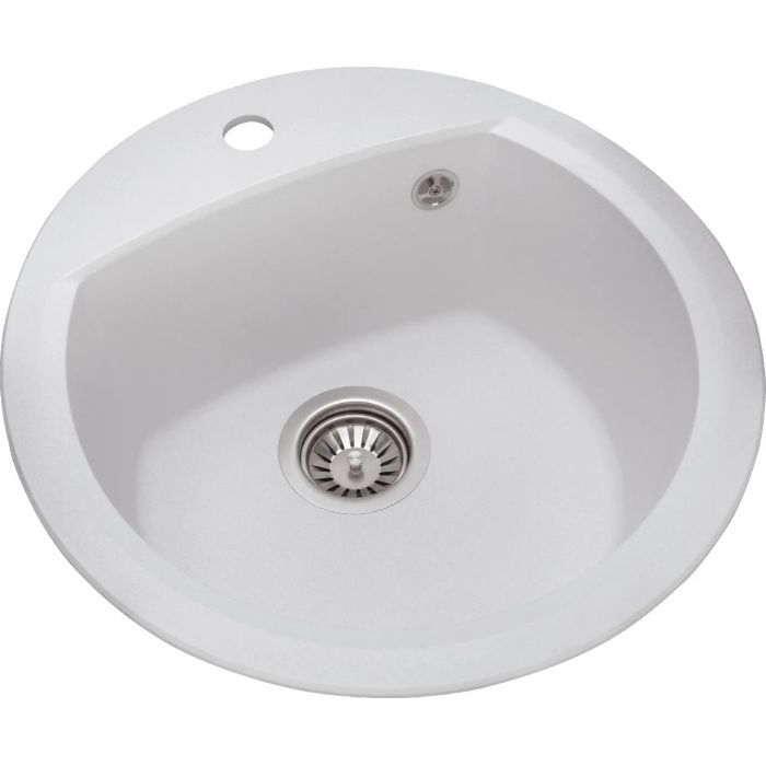 Мойка кухонная GRANADO RONDA ivory з сифоном (470*490mm.) (gr2204) изображение 2