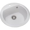 Мойка кухонная GRANADO RONDA white з сифоном (470*490mm.) (gr2205) изображение 2
