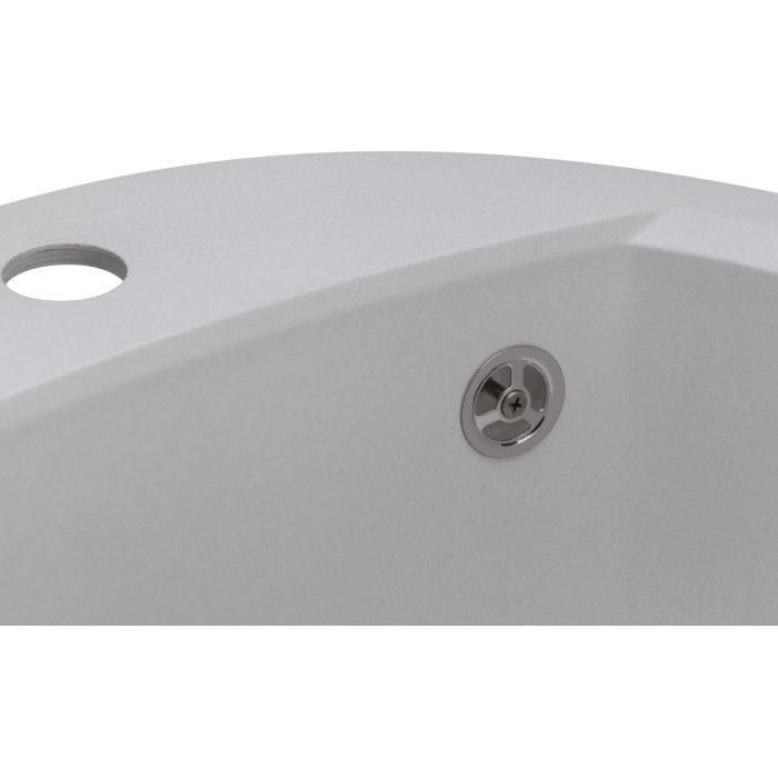 Мойка кухонная GRANADO RONDA ivory з сифоном (470*490mm.) (gr2204) изображение 6
