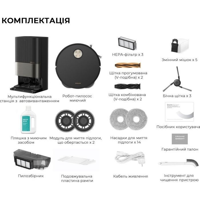 Пилосос Dreame X50 Ultra Black (RLX85CE-6-BL) зображення 3