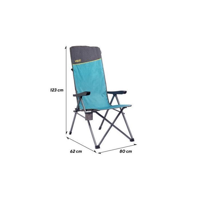 Крісло складане Uquip Justy XL Blue/Grey (244037) (DAS303232) зображення 6