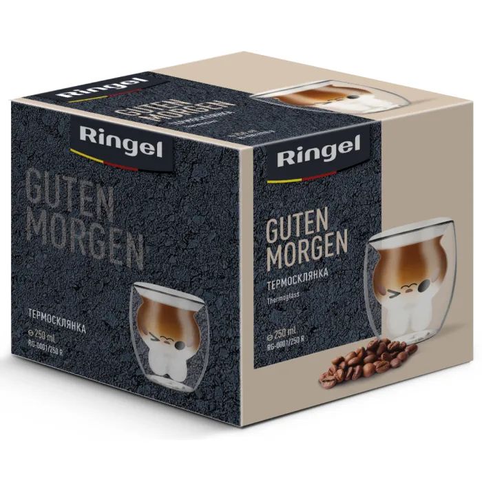 Склянка Ringel Guten Morgen подвійна стінка 250 мл Зайчик (RG-0001/250 R) зображення 3