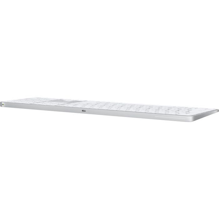Клавіатура Apple Magic Keyboard with Touch ID Bluetooth/USB UA White (MXK73UA/A) зображення 4