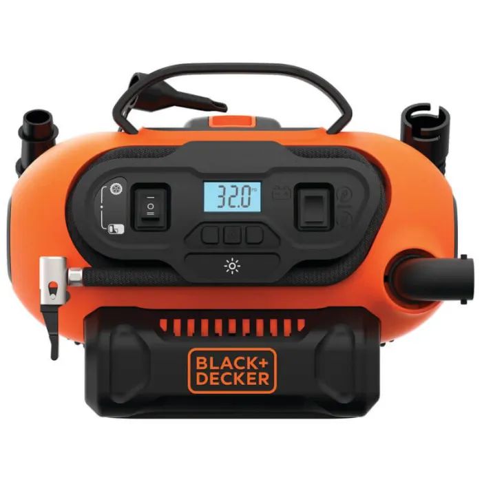 Автомобильный компрессор Black&Decker Li-Ion, 18V, (без АКБ и ЗУ) (BDCINF18N)