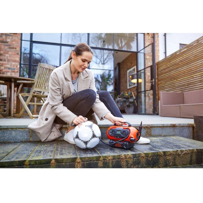 Автомобільний компресор Black&Decker Li-Ion, 18V, (без АКБ та ЗП) (BDCINF18N) зображення 8