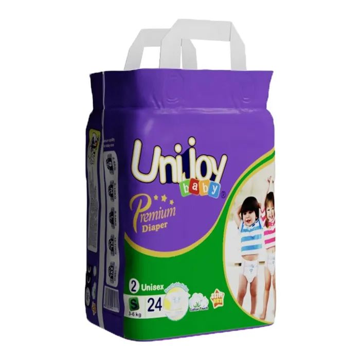 Подгузники Unijoy baby Premium S (3-6 кг) 24 шт (6973920541011)