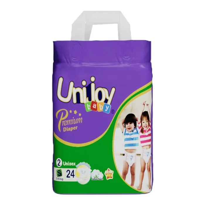 Подгузники Unijoy baby Premium S (3-6 кг) 24 шт (6973920541011) изображение 2