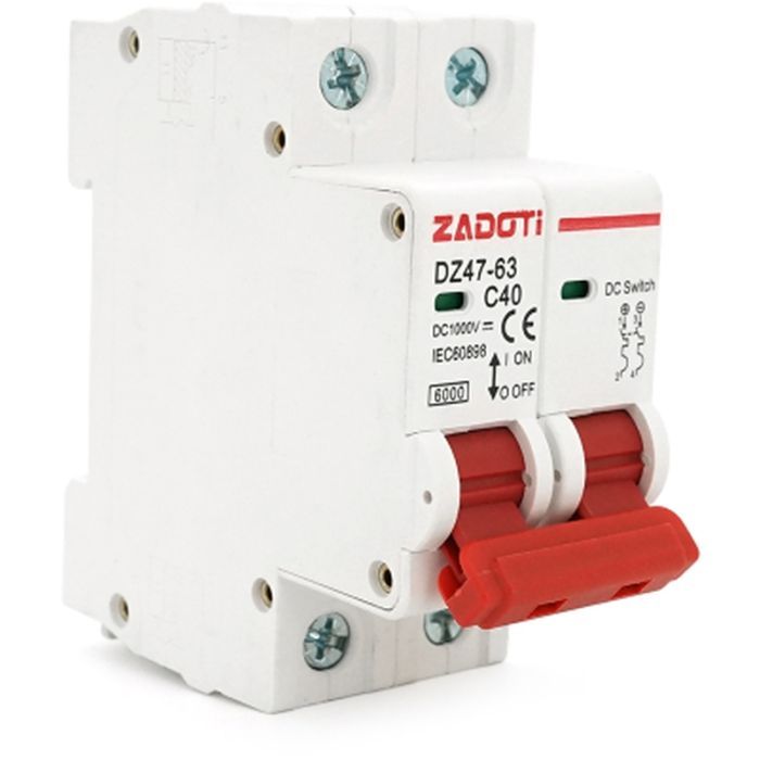 Автоматический выключатель ZADOTI DZ47-63C40