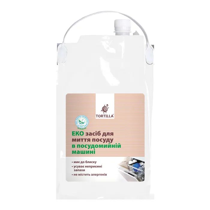 Гель для мытья посуды в посудомойке Tortilla Эко 4.7 л (4820178062572) изображение 2