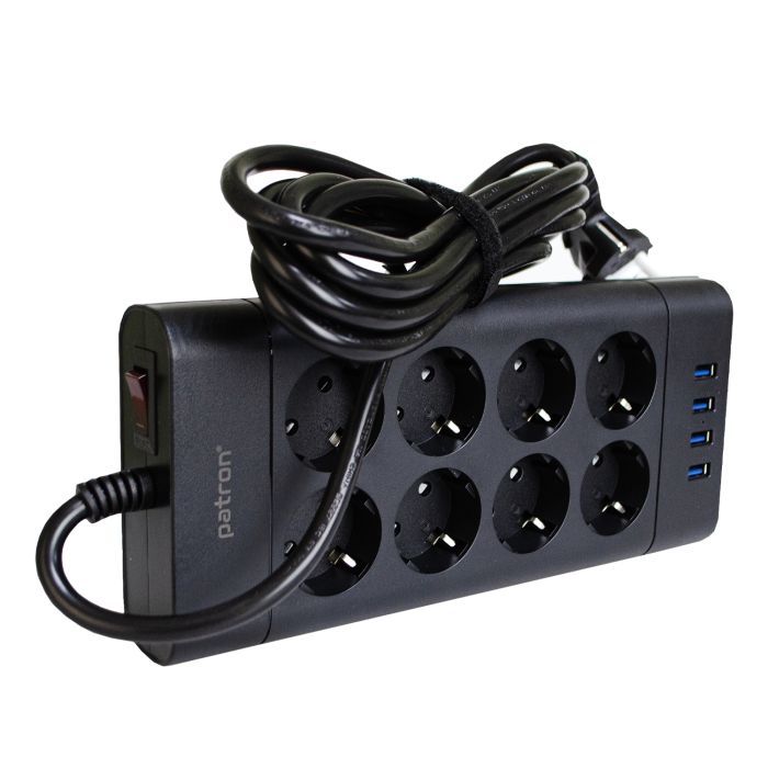 Мережевий фільтр живлення Patron SP-1683-USB зображення 2