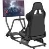 Кресло игровое GamePro RS115 з кокпітом кріплення для керма та педалей Black (RS115) изображение 3