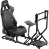 Кресло игровое GamePro RS115 з кокпітом кріплення для керма та педалей Black (RS115)