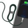 Дата кабель USB 2.0 AM to Lightning 2.0m 2.4A metal green Baseus (CALJK-B06) зображення 7
