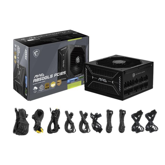 Блок питания MSI 850W MAG A850GLS PCIE5 (MAG A850GLS PCIE5) изображение 3