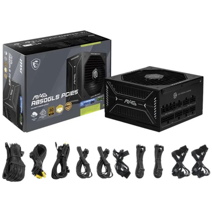 Блок живлення MSI 850W MAG A850GLS PCIE5 (MAG A850GLS PCIE5) зображення 3