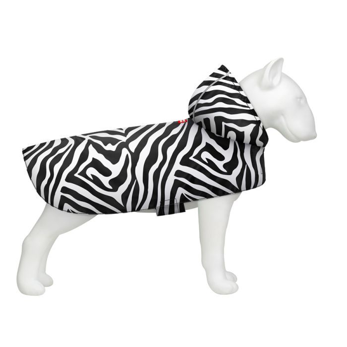 Дождевик для животных WAUDOG Clothes с капюшоном "Зебра" XXS (354-0055) изображение 2