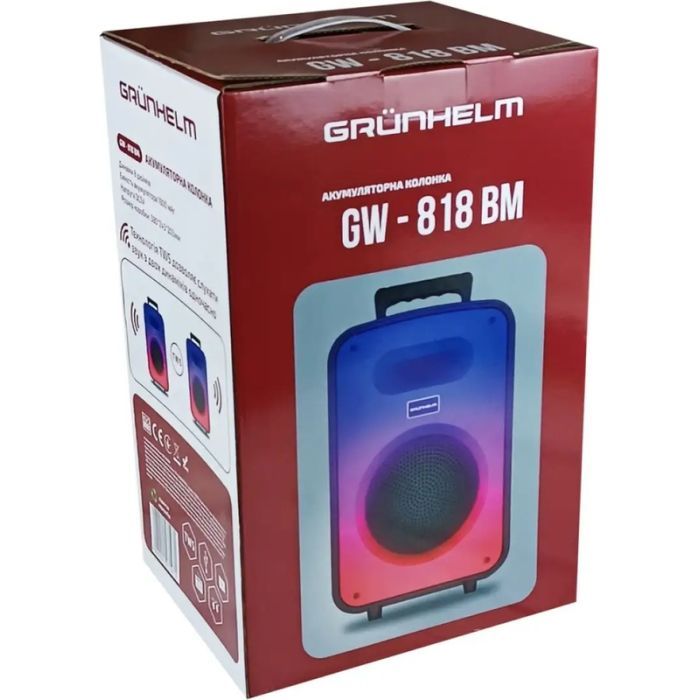Акустическая система Grunhelm GW - 818 BM (GW-818-BM) изображение 12
