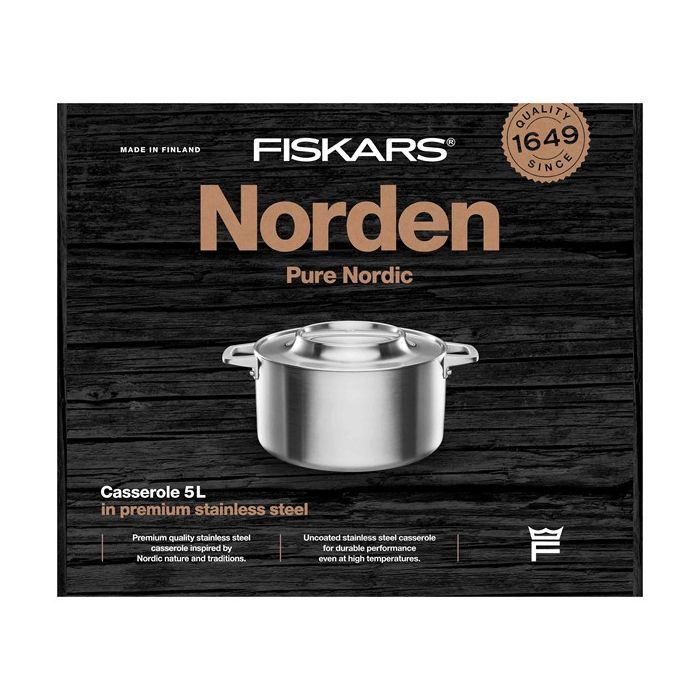 Кастрюля Fiskars Norden без покриття 5 л (1067640) изображение 10