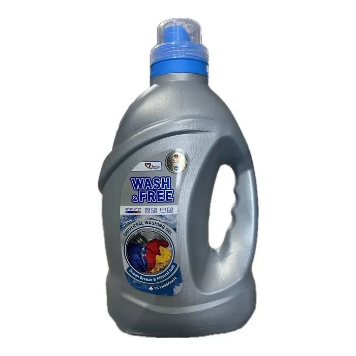 Гель для прання Wash&Free Універсальний Морська свіжість з нотками мінеральної солі 2 кг (4823128005889)