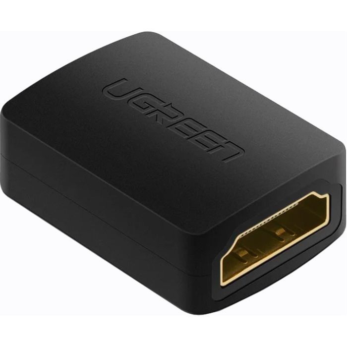 Переходник HDMI F to HDMI F 4K 60Hz black UGREEN (20107)